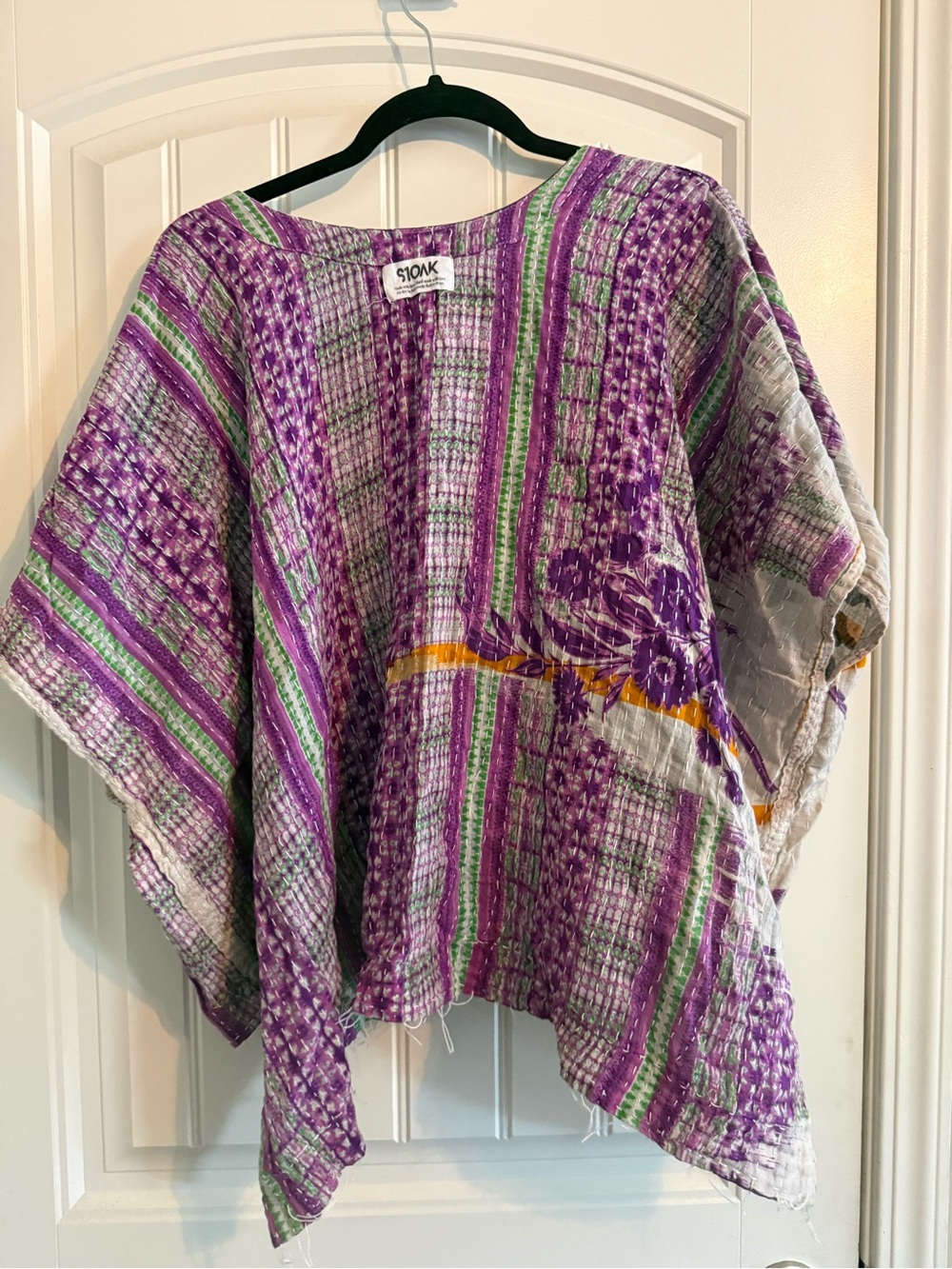 Shes1oak high-low Kantha top - Picture 4 of 4